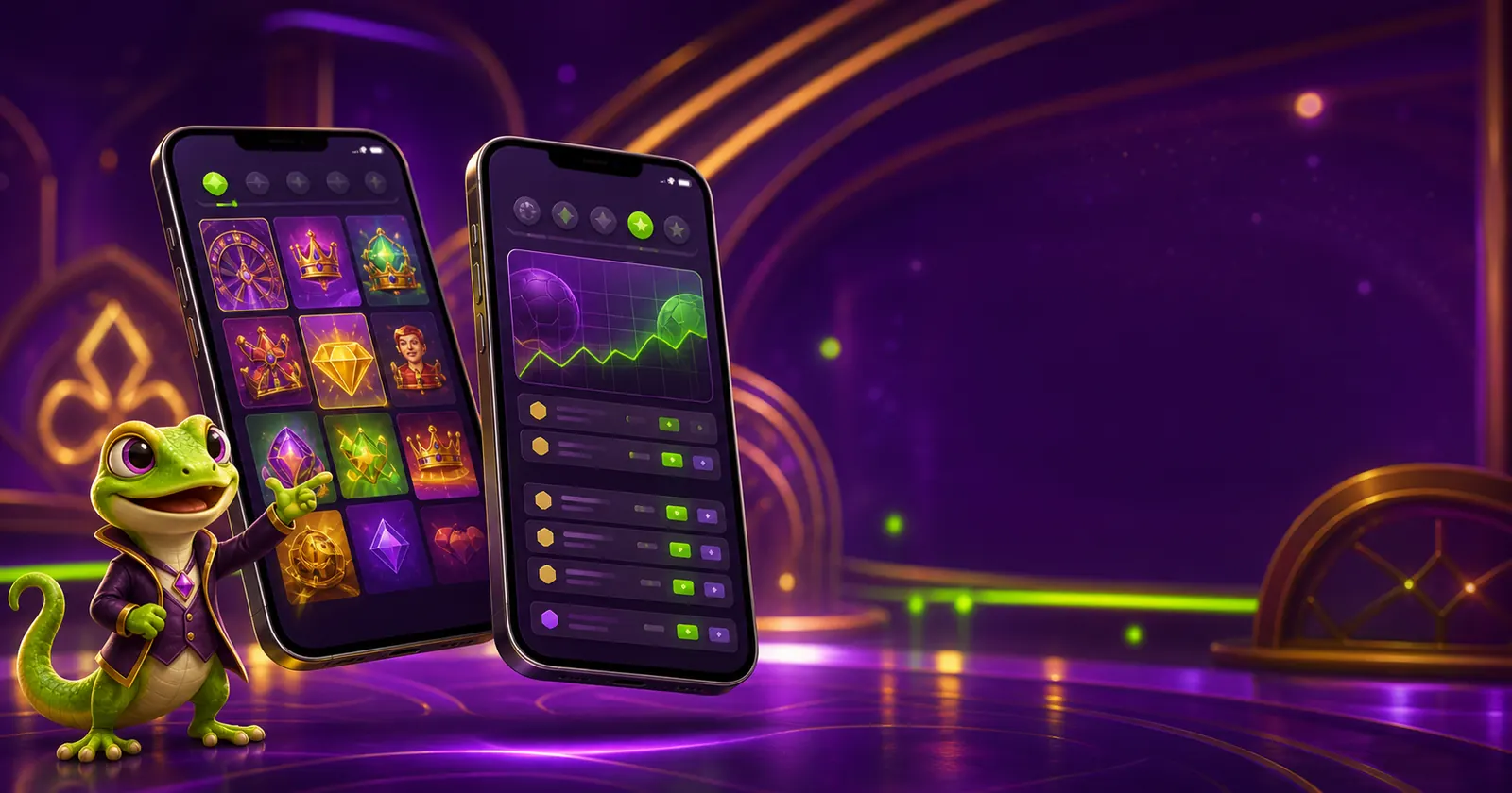 Applicazione mobile Bizzo Casino Italia mostrata su smartphone